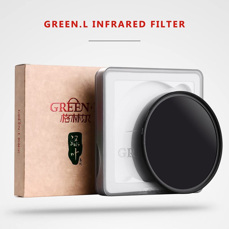 GREEN.L 52mm Infrared Filter, 52mm IR 950nm (R95) Filter for Camera Lens - Image 5